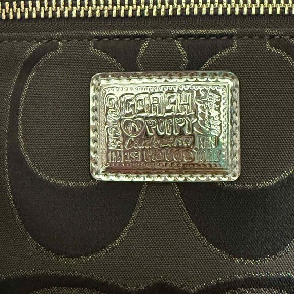 🤎Coach Signature Canvas Metallic-C’s Purse🤎 - Picture 7 of 17